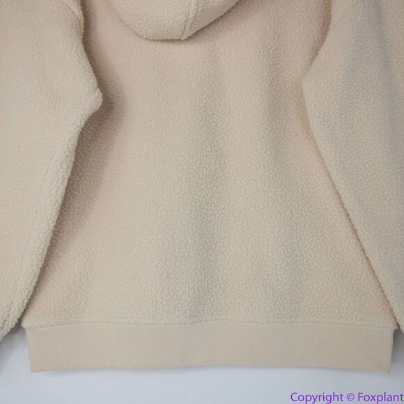 NEW Madewell (Re)sourced Fleece Hooded‎ Zip Jacket, S, NB514 - Picture 9 of 16
